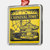 Carnavaltijd Metalen Ornament (Links)