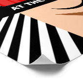 carnavalzomerbeurs PTA-poster voor fondsenwerving Poster (Hoek)