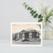 Carnegie Library, Little Herfsten, Vintage van New Briefkaart (Staand voorkant)