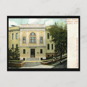 Carnegie Library, Yonkers, NY 1906 Vintage Briefkaart