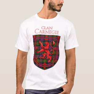 Carnegie Tartan Scottish Play Lion Rampant T-shirt