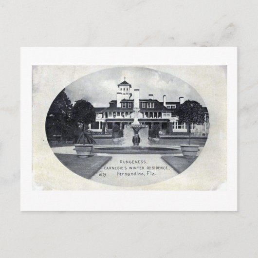 Carnegie Winter Home Fernandina Beach Florida Briefkaart (Voorkant)