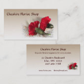 CarnenFlorist Visitekaartje (Voorkant / Achterkant)