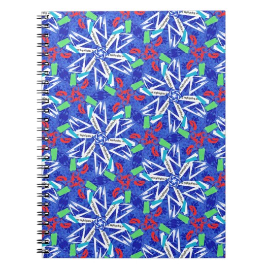 Carnet С flocons de neige (Devant)