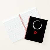 Carnet 円相桜 Enso Sakura – Japan Zen Black Notebook (Intérieur)