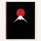 Carnet 富士山 Fuji – Zen Minimalist Notebook (Devant)