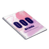 Carnet 000 Numéros Angel Rose Limitless Spirit High Vibes (Côté Droit)