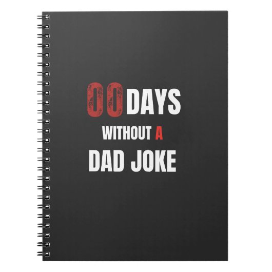 Carnet 00 jours sans blague de papa (Devant)
