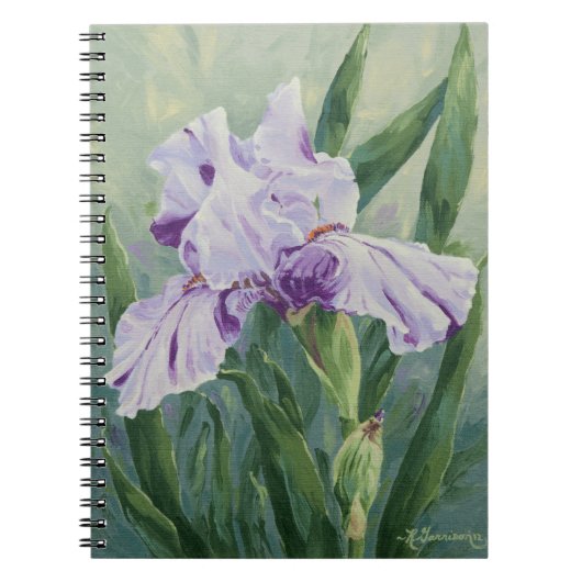 Carnet 0440 Iris pourpres (Devant)