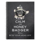 Carnet [08] Restez calme ou Honey Badger... (Devant)