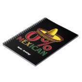 Carnet 0% Mexicain Funny Cinco De Mayo Hilarious (Côté gauche)