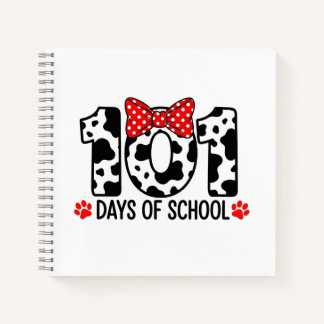 Carnet 100 Days of School Dalmatian Dog Boy Kid 100th Day