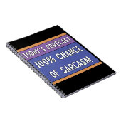 Carnet 100% de chance de sarcasme (Côté Droit)