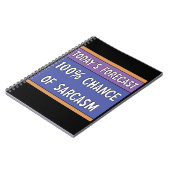 Carnet 100% de chance de sarcasme (Côté gauche)