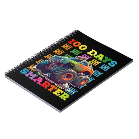 Carnet 100 Jours Camion Monster Smarter 100e jour École (Côté gauche)