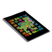 Carnet 100 Jours De 4E Année T Rex Dinosaur School (Côté Droit)