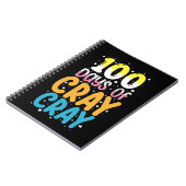 Carnet 100 jours de cray cray 100e jour d'école Enseignan (Côté gauche)