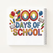 Carnet 100 jours d'école colorés (Dos)