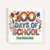 Carnet 100 jours d'école colorés (Devant)