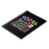 Carnet 100 jours d'école et fille toujours branchée (Côté gauche)
