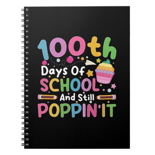 Carnet 100 jours d'école et fille toujours branchée (Devant)