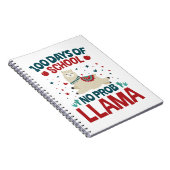 Carnet 100 jours d'école No Prob Llama (Côté Droit)