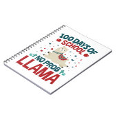 Carnet 100 jours d'école No Prob Llama (Côté gauche)