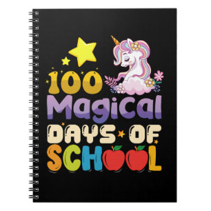 Carnet 100 Jours Magiques De Classe Professeur Licorne