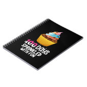 Carnet 100 jours parsemés de gâteau cupcake d'école amusa (Côté gauche)