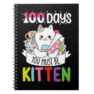 Carnet 100 jours, vous devez être un chaton de l'école