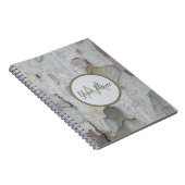 Carnet 100% monogramme naturel avec votre nom! (Côté Droit)