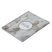 Carnet 100% monogramme naturel avec votre nom! (Côté gauche)