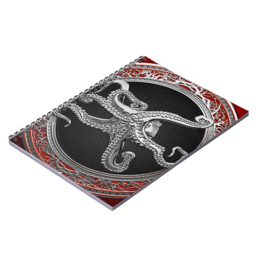 Carnet [100] Octopus d'argent sacré en posture défensive (Côté gauche)