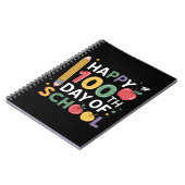 Carnet 100e Jour d'école enseignants heureux 100 jours (Côté gauche)