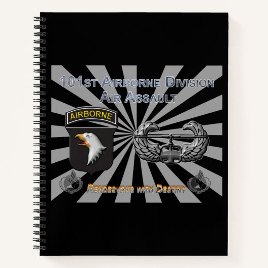 Carnet 101e Division aéroportée Cadeau (Devant)