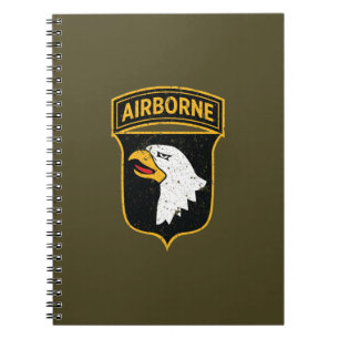 Carnet 101e division aéroportée "Hurlant Eagles" Grunge