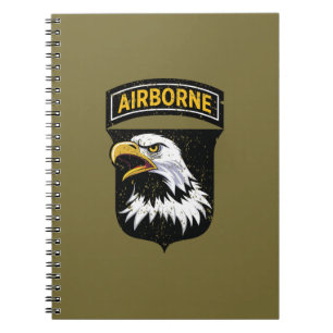 Carnet 101e division aéroportée "Hurlant Eagles" Grunge