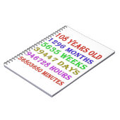 Carnet 108e anniversaire Jalons (Côté gauche)