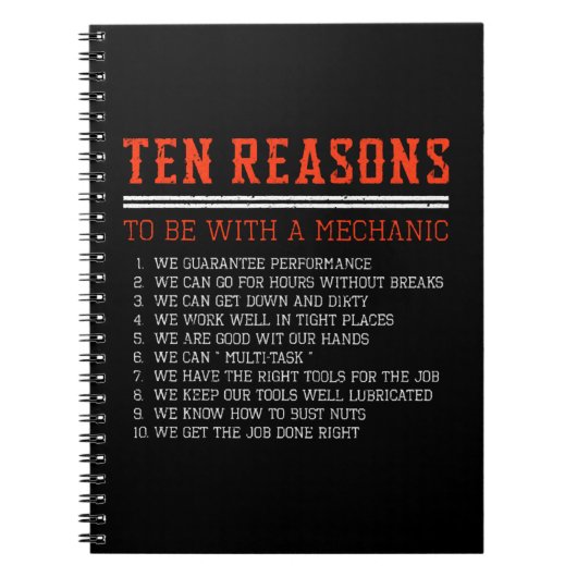 Carnet 10 Raisons D'Être Avec Un Fixateur Mécanique (Devant)