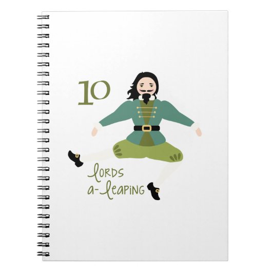Carnet 10 seigneurs A-Leaping (Devant)