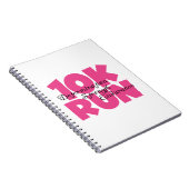 Carnet 10K Run Sport Rose (Côté Droit)