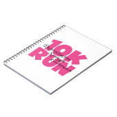 Carnet 10K Run Sport Rose (Côté gauche)