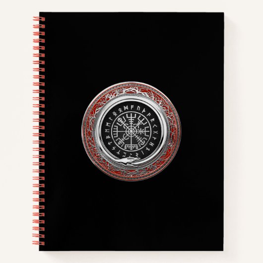 Carnet [110] Vegvisir - Viking Silver Magic Runic Compass (Devant)