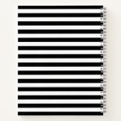 Carnet 11 Photo Collage Monogramme CAN EDIT noir (Dos)