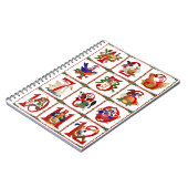 Carnet 12 Jours De Caillot De Noël Imprimer Cadeaux (Côté gauche)