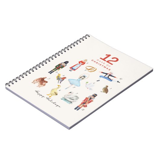 CARNET 12 JOURS DE NOËL (Côté gauche)