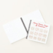 Carnet 12 Jours de Noël Carré (Intérieur)