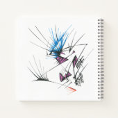 Carnet 133 Tatouage Tribal Abstrait coloré (Dos)