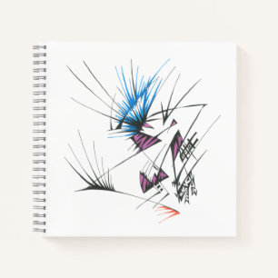 Carnet 133 Tatouage Tribal Abstrait coloré