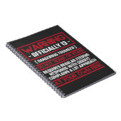 Carnet 13e anniversaire officiellement adolescent 13 ans (Côté Droit)